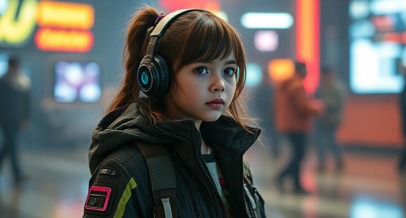 is tech jacket a girl in the show